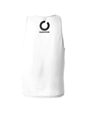 White Men's Vest Back