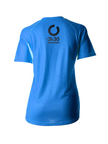 Blue Women's T-Shirt Back