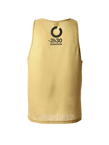 Gold Men's Vest Back