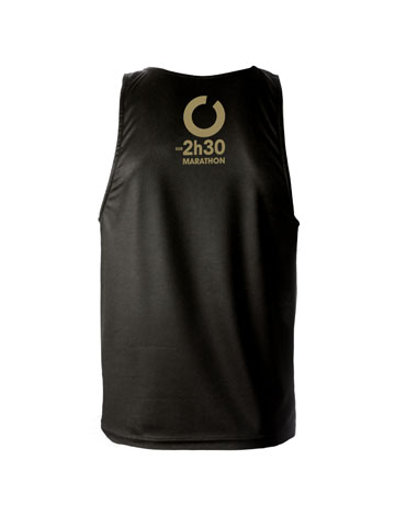 Gold Men's Vest Back