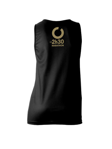 Gold Women's Vest Back