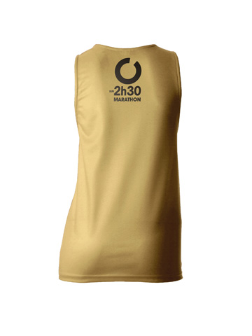 Gold Women's Vest Back