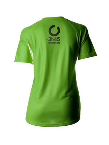 Green Women's T-Shirt Back