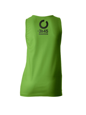 Green Women's Vest Back