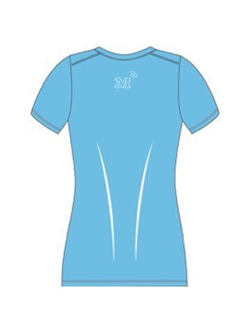 MT T-Shirt, Baby Blue - Women’s Back