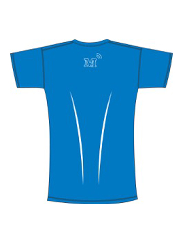 MT T-Shirt, Blue - Men’s Back