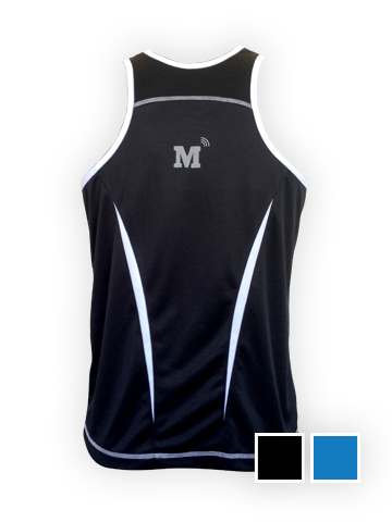 MT Vest, Black - Men’s Back