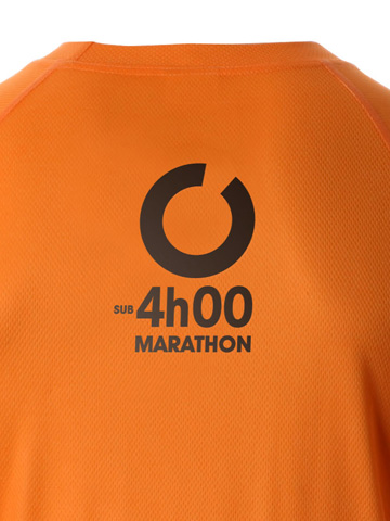 Orange Men's T-Shirt Detail