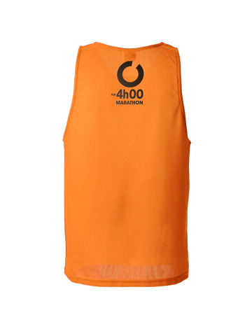 Orange Men's Vest Back