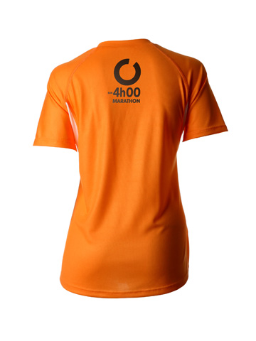 Orange Women's T-Shirt Back