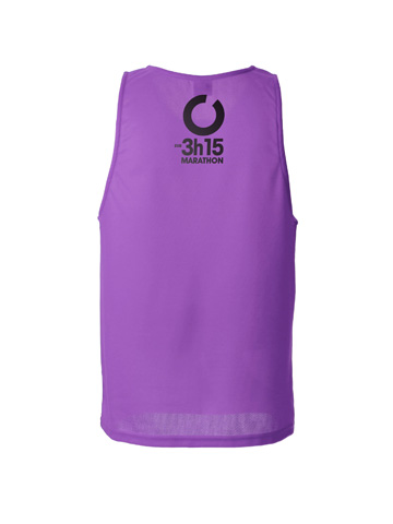 Purple Men's Vest Back