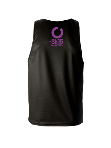 Purple Men's Vest Back