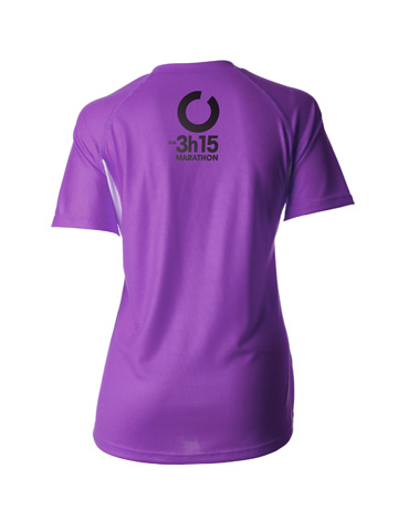 Purple Women's T-Shirt Back