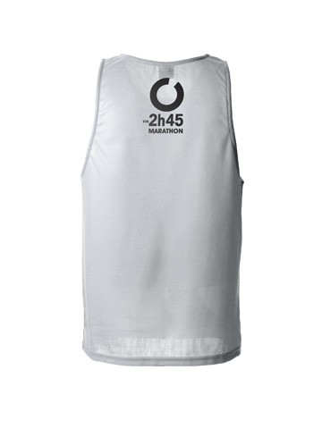 Silver Men's Vest Back