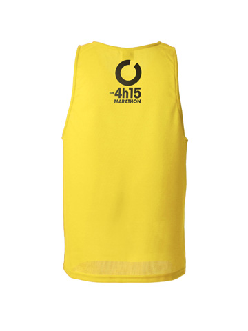 Yellow Men's Vest Back