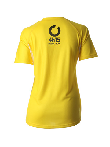 Yellow Women's T-Shirt Back